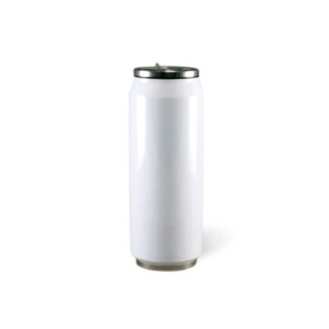 Lata térmica de acero 500 ml blanca
