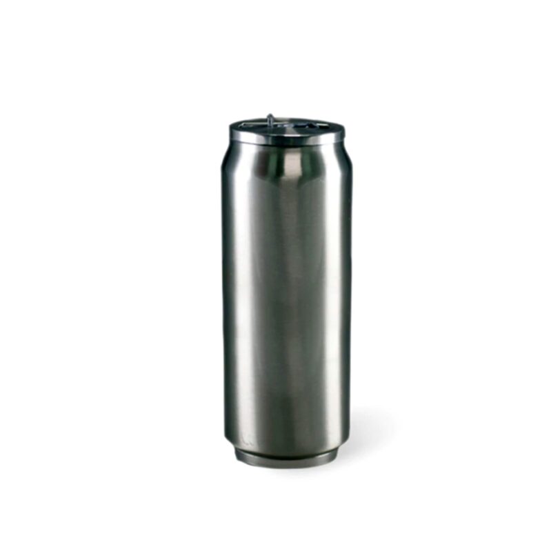 Lata térmica de acero 500 ml silver
