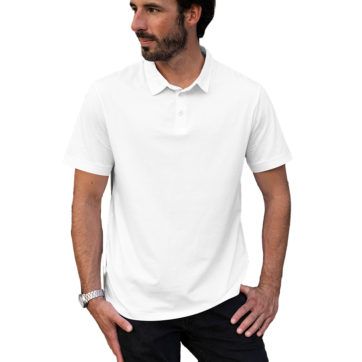 Camisas tipo polo sin impresión para él