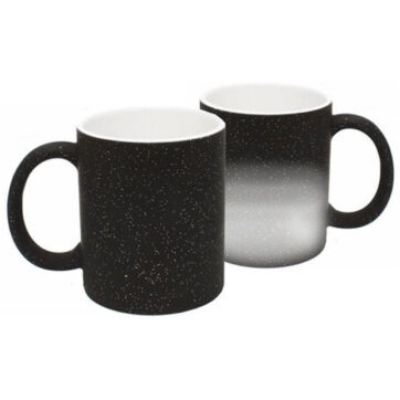 Taza mágica con glitter 11 oz.