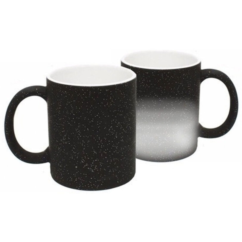 Taza mágica con glitter 11 oz.