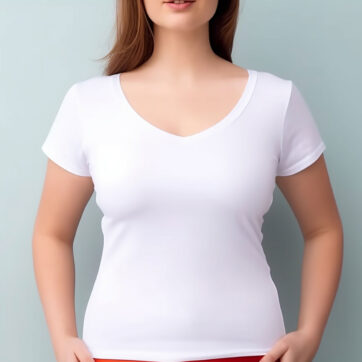 Camisetas sin impresión para ella