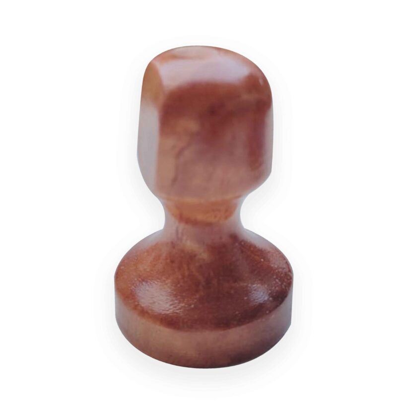 Sello redondo de madera (3 cm.)