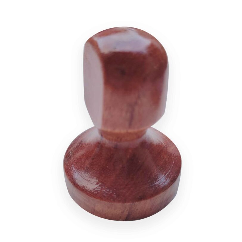 Sello redondo de madera (3.5 cm.)